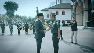 Kasad Terima Kunker Menhan RI, Bahas Peningkatan Pertahanan Negara dan Kesejahteraan Prajurit