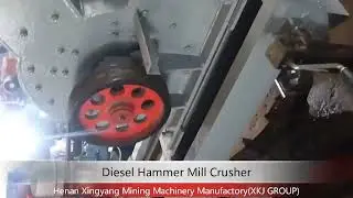 Portable stone breaking machine diesel hammer mill jaw crusher  manufacture price