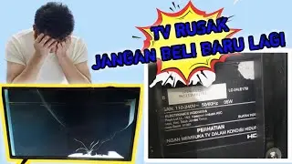 Tutorial memperbaiki TV LED Rusak merk SHARP LC-24LE175I @YouTube