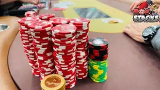 MASSIVE 3 WAY ALL IN & 4 BET BLUFF GONE WRONG!!! (Poker Vlog #43)