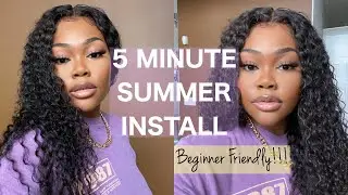 5 MINUTE GLUE-LESS INSTALL!! Beginner Friendly! Ft. Julia Hair // MaKayla MaShelle