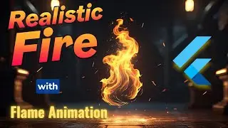 Flutter Interactive Fire Simulation: Create Realistic Animated Flames with Custom Particles!