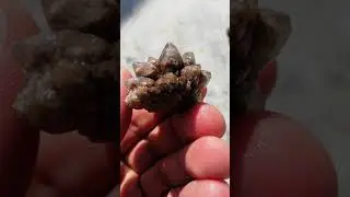 Spirit smoky quartz cluster from Tertiary rocks in Kurdistan Region,. Arkan O. Sharezwri