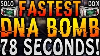 Advanced Warfare: WORLDS FASTEST DNA BOMB IN DOMINATION! - SOLO 78 SECONDS! (COD: AW Fast DNA Bomb)