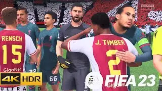 FIFA 23 Ajax vs Liverpool | at Johan Cruijff Arena stadium | PS4 Pro [4K HDR]
