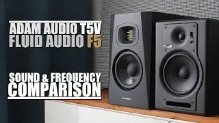 Fluid Audio F5 против Adam Audio T5V || Сравнение звука и частотных характеристик