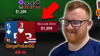I WENT ALL-IN BLIND FOR $1,3K AND GOT 53o! GingePoker Stream Highlights