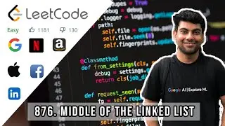 Middle of the Linked List (Java) | Leetcode 876 | #365DaysOfLeetcode | Hindi