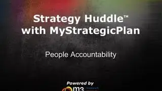 Strategy Huddle: People Accountability
