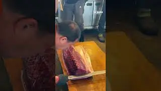 Luxurious giant bluefin tuna fine trim perfection #bluefintuna #luxuryfood #sushiworld #viralreels