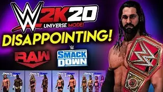 Disappointment Of WWE 2K20 Universe Mode!
