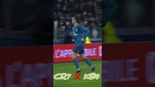 When I copy the legendary CR7' bicycle with Benzema||#cr7 #rma #bycyclekick #pesmobile #efootball
