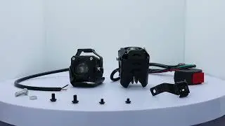 Mini ZDA01 3-Color All-In-One LED Laser Spotlight