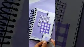 💜Purple Journal 💜 Journal with Homemade journal set #shorts