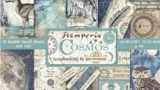 Stamperia „Cosmos“ Pop Up Mini Album Abo Gewinnspiel 🤩 #stamperia#scrapbook#minialbum