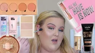 TESTING OUT SOME DRUGSTORE MAKEUP...WAIT UNTIL YOU SEE THESE HIGHLIGHTERS!!