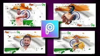 Picsart Editing || 15 August Profile Photo Editing | Independence day photo editing |15 august photo