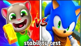 Sonic dash vs tom gold run | all levels | arcade games 