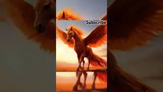 Horse and phoenix bird hybrid #shorts #foryou #horse #hybridanimals #birds #fun #hybrid #fusion