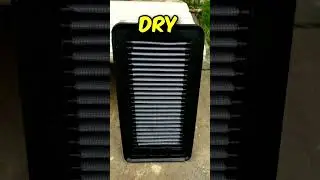 I cleaned my K&N Air Filter...