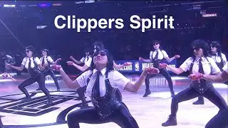 Clippers Spirit (Los Angeles Clippers Dancers) - NBA Dancers - 11/6/2019 1st QTR dance performance