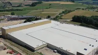 Construction de la toiture plate pour une usine &agrave; Fridhaff au Luxembourg