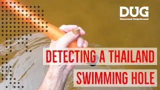 Metal Detecting a popular swimming hole/waterfall in Thailand.