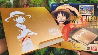 Consegui um PS3 muito RARO!😍  PS3 edição One Piece