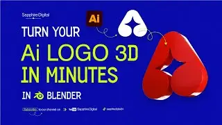 Turn Your Illustrator Logos 3D in Minutes!
