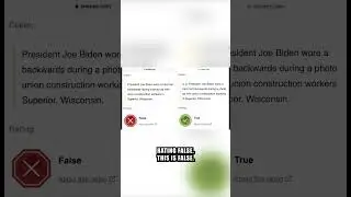 Snopes Corrects a Joe Biden Fact-Check | #shorts