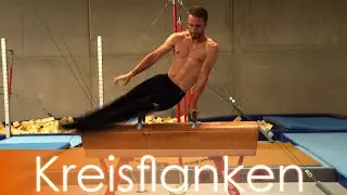 Wie lerne ich Kreisflanken am Pauschenpferd? - Tutorial
