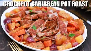 Slow Cooker Caribbean Pot Roast - Sweet and Savory Meals