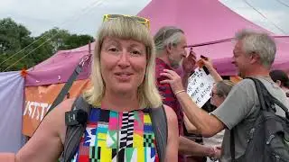 Emma interview at Glastonbury