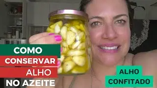 “Alho conservado em azeite (feito em casa)”