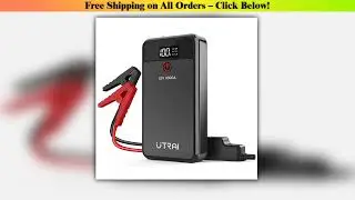 UTRAI Car Jump Starter 1000A Battery Charger 8000mAh Emergency Power Bank Booster with LED
