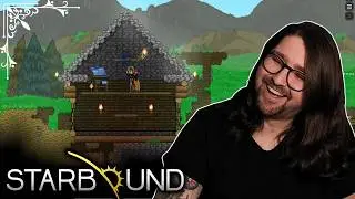 Oh baby we're building now - Starbound