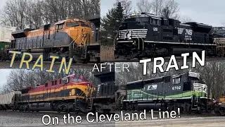 TRAIN after TRAIN on the NS Cleveland Line! (Heritage Units, Foreign Power, and Unique Rebuilds!)