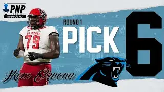 Carolina Panthers select Ikem Ekwonu with the 6th pick | 2022 NFL Draft Highlights 🎥