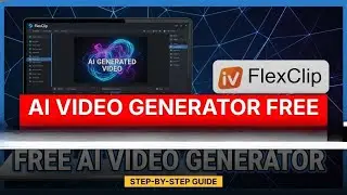FlexClip FREE AI Video Editor 2025 | Best InVideo Alternative | Script &rarr; Auto Video