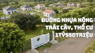 ☘️Nằm Giữa HAI Thị Trấn Đất Vườn Trái cây Đường Nhựa Lớn Thổ Cư Sẵn 1Tỷ550Triệu Tại BRVT