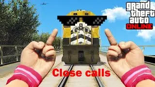 The best GTA 5 Close Calls (Gta 5 close calls compilation)