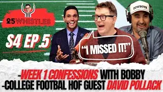 Week 1 Confessions with Bobby, College Football HoF David Pollack & GAME: Can You Name that Rivalry?