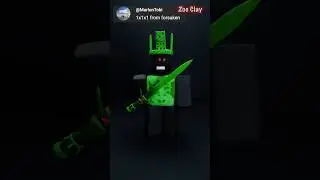 Forsaken-1x1x1x1😎 #forsaken #roblox #1x1x1x1 #clay #art #diy #shorts #games