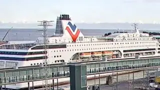 Tallink: M/S Victoria 1 leaving Helsinki