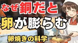 【ゆっくり解説】プロが「銅の卵焼き器」を選ぶ本当の理由。ふっくら仕上がるのか？？卵と熱伝導の科学