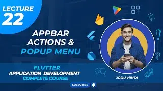 Using PopupMenu Button AppBar Actions In Flutter | Get knowledge