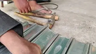 Shutter profile lock cutting 💥 #welder #hardwork #welding #youtubevideo #viral_video
