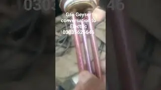 Gas Geyser conversation service to Electric at your door step. #electricinstallation #gasgeyser