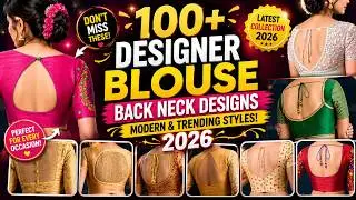 Don&rsquo;t Miss These Gorgeous Blouse Designs 2025 😍 | Modern Back & Sleeve Styles!