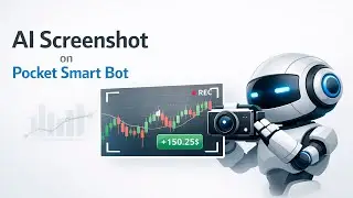 Pocket Option strategy 5 minute | AI Screenshot Robot | binary options trading for beginners